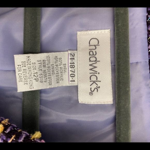 Chadwicks Women's Multicolor Tweed Jacket - Picture 4 of 4